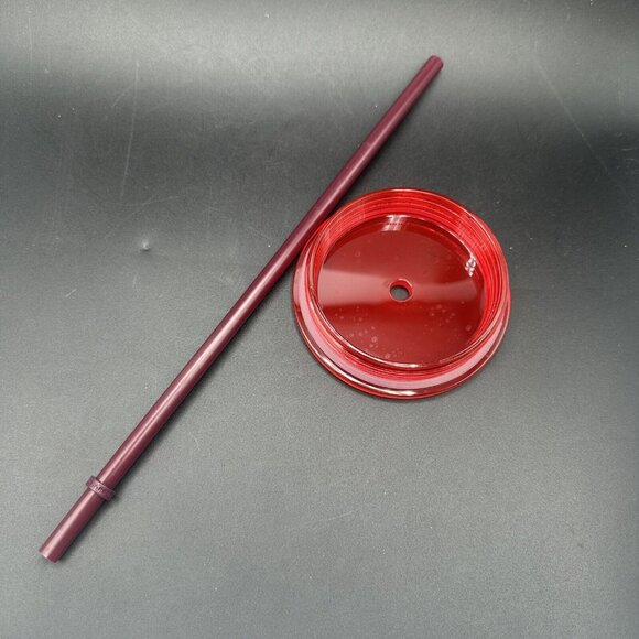 Starbucks Red Ribbon Swirl Stainless Tumbler Winter 2022 Holiday Cold Venti 24oz - Picture 10 of 12